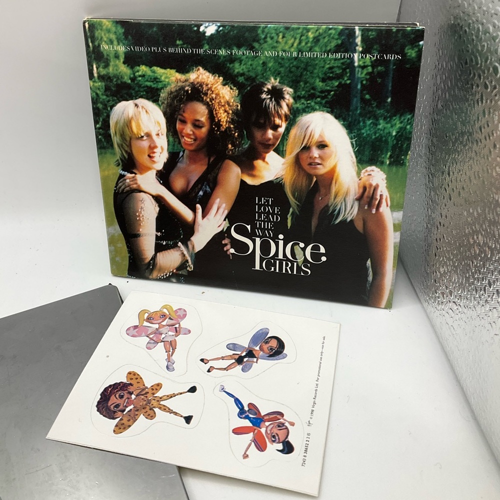 Collectible - Spice Girls (4 of 5) CD Single and Stickers - Merchandise